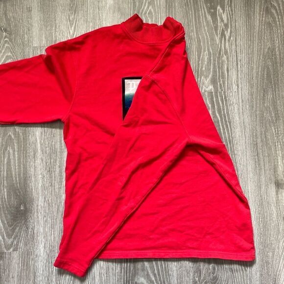 Vintage Mock Neck Sweater w/ Front Print - Picture 2 of 4